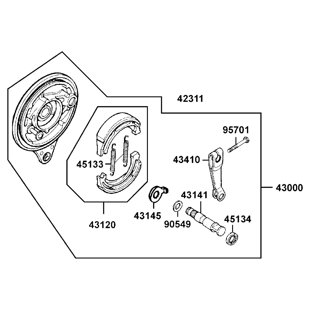 43000-ALH3-900-NEA PANEL ASSY REAR BRAKE — diagram cutout