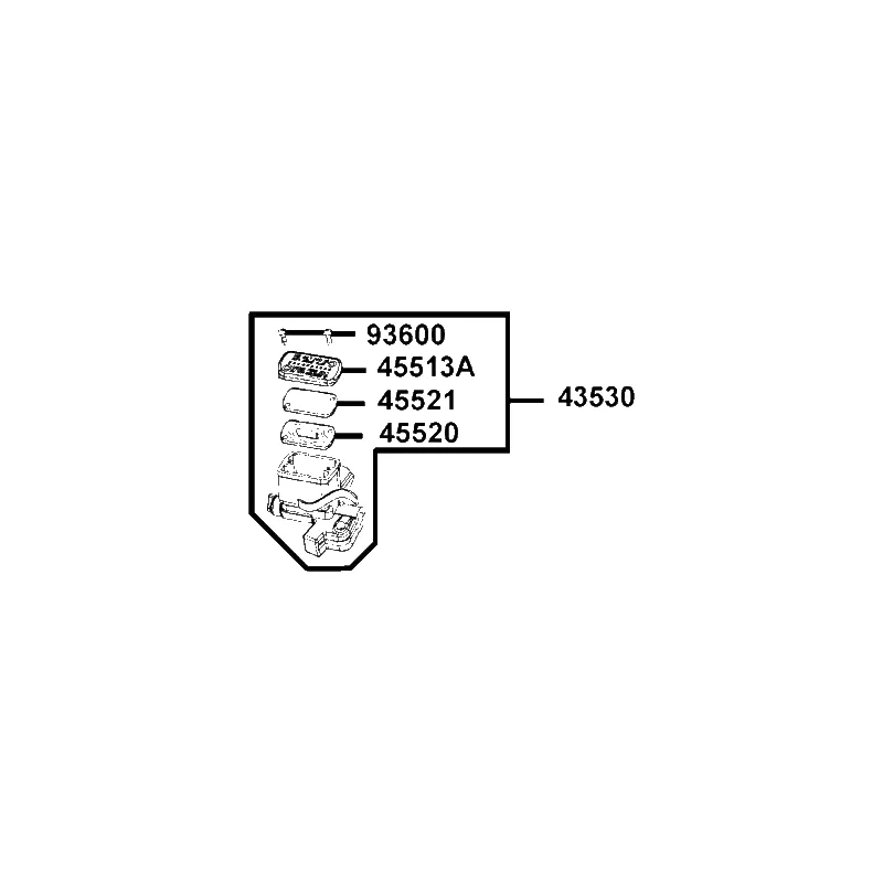 43530-LFA5-306 CYLINDER SET RR MASTER — diagram cutout