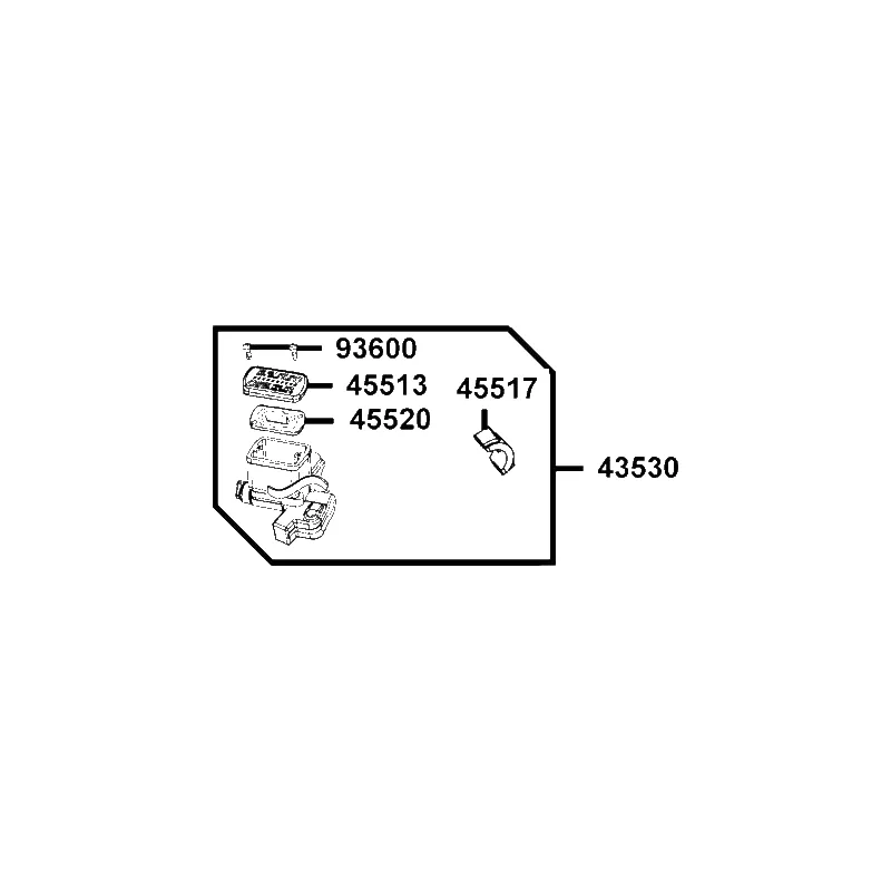 43530-LGN5-305 CYLINDER SET MASTER — diagram cutout
