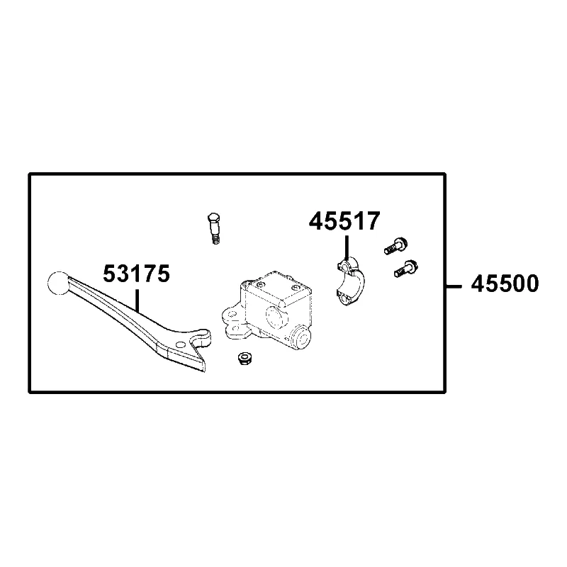 45500-LKH3-C00 "M/C ASSY, FR" — diagram cutout