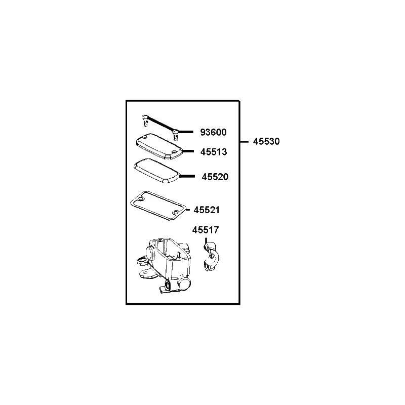 45530-AKB8-305 M/C SET FR RH — diagram cutout