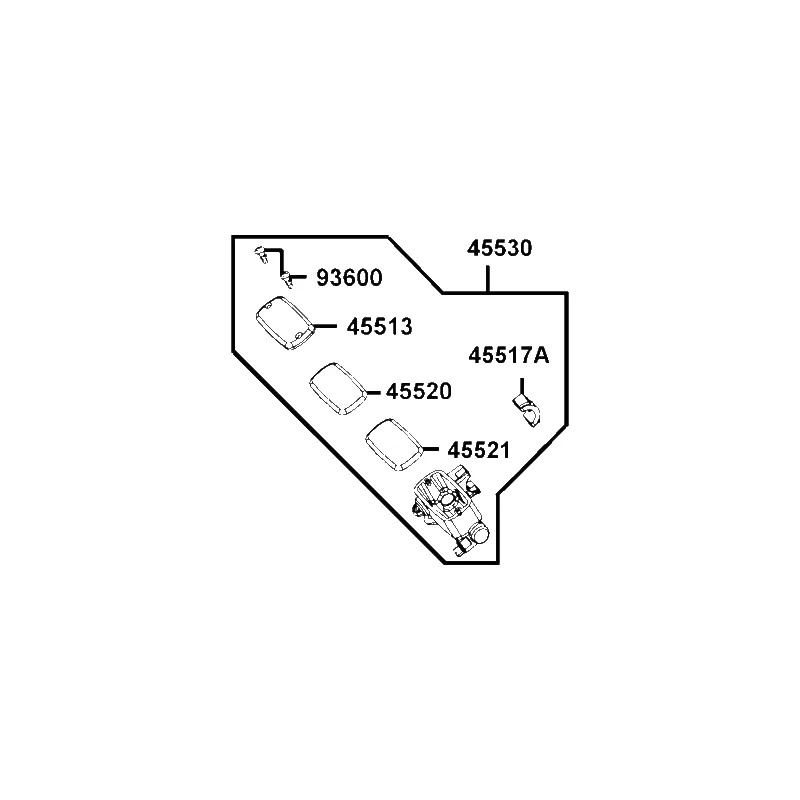 45530-LBA2-308 CYLINDER SET FR MASTER — diagram cutout