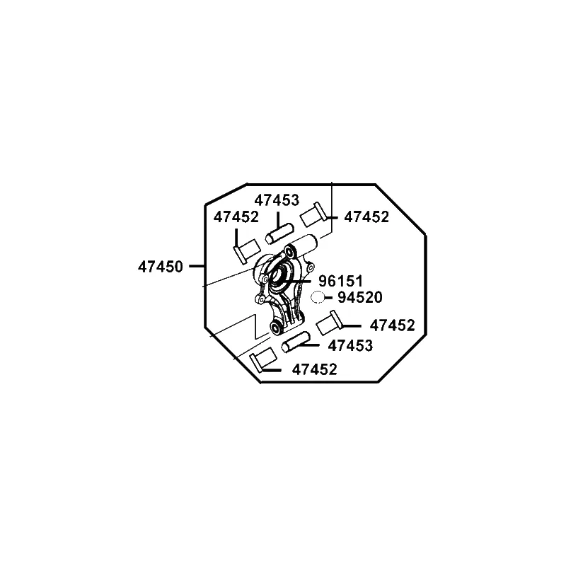 47450-PWB1-900 KNUCKLE REAR ASSEMBLY RH — diagram cutout