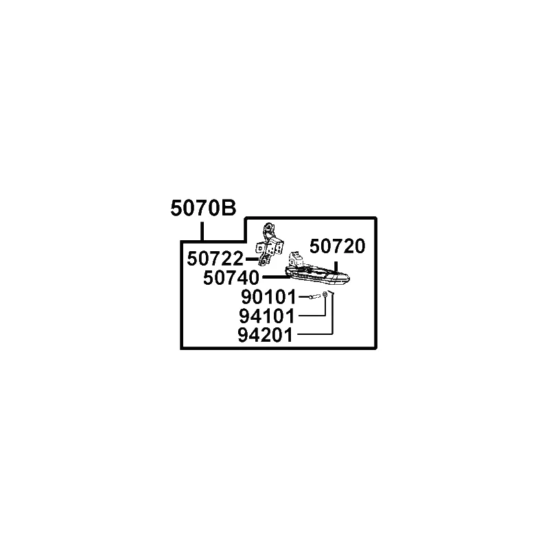 5070B-AEB9-E00 ASSY., L, RR STEP — diagram cutout