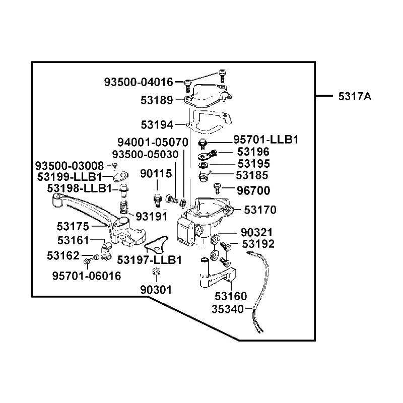 5317A-LCA4-M01 BRKT ASSY HANDLE R — diagram cutout