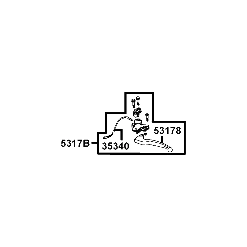 5317B-AEH2-M40 BRKT ASSY HNDL LH — diagram cutout