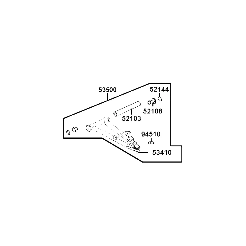 53500-ALC1-E01-N8S A-ARM ASSY FRONT UPPER L — diagram cutout