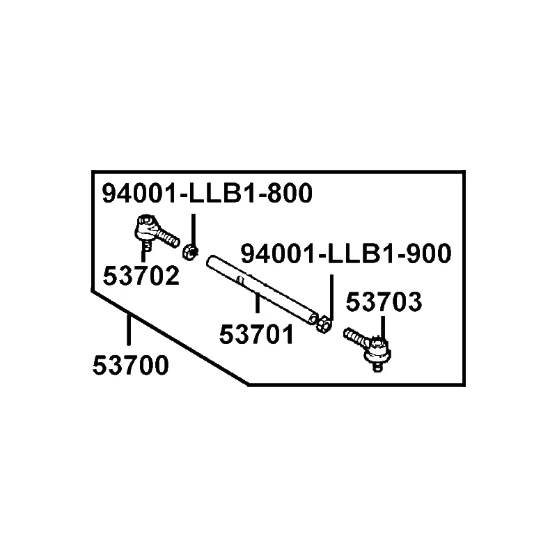 53700-PVA2-900 ROD ASSY R STRG — diagram cutout