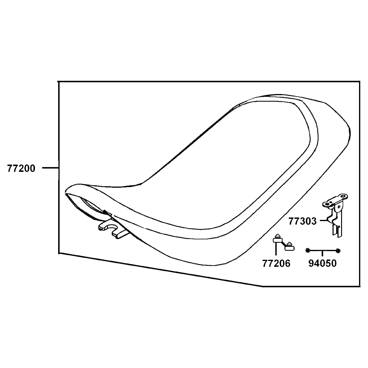 77200-ABC8-M00-T01 SEAT ASSY — diagram cutout