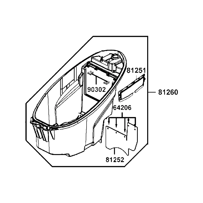81260-LKC7-M30 BOX ASSY LUGGAGE — diagram cutout