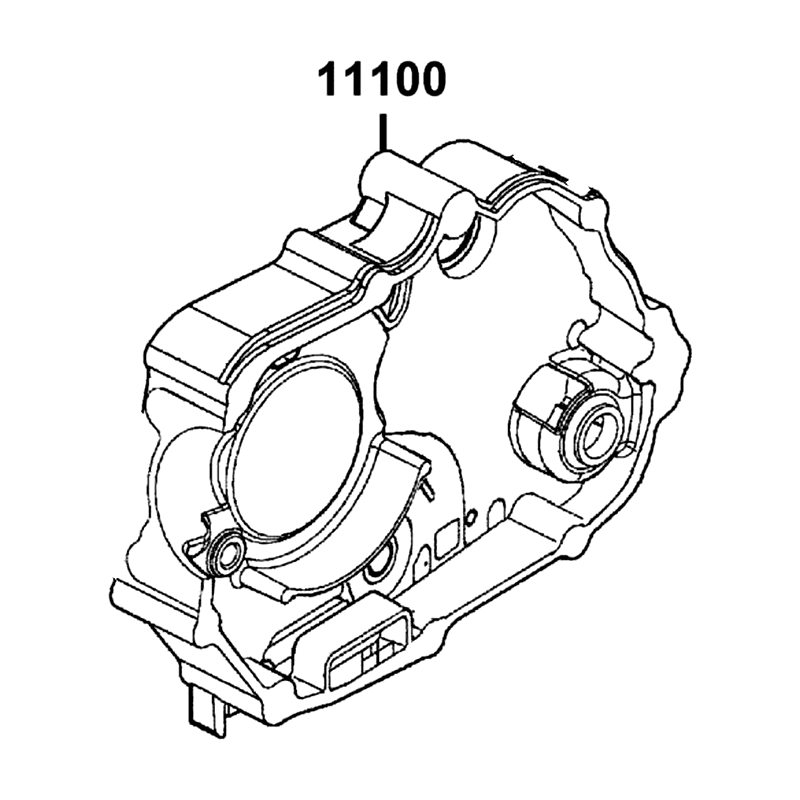 11100-LCA7-C10-NEA CRANK CASE COMP RIGHT — diagram cutout