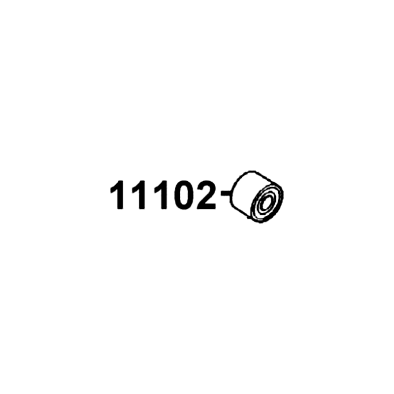 11102-1G87-C00 RUB BUSH ENG HANGER — diagram cutout