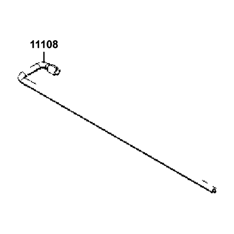 11108-LCA4-900 HOSE CRANK CASE VENT — diagram cutout