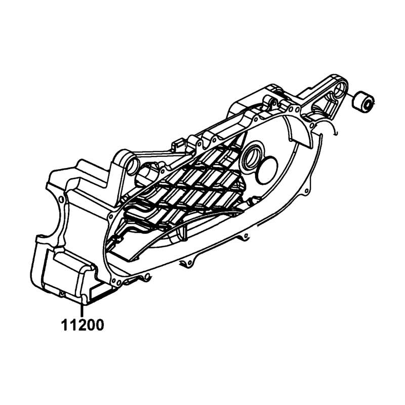 11200-ABD2-C00 CRANK CASE COMP, L — diagram cutout