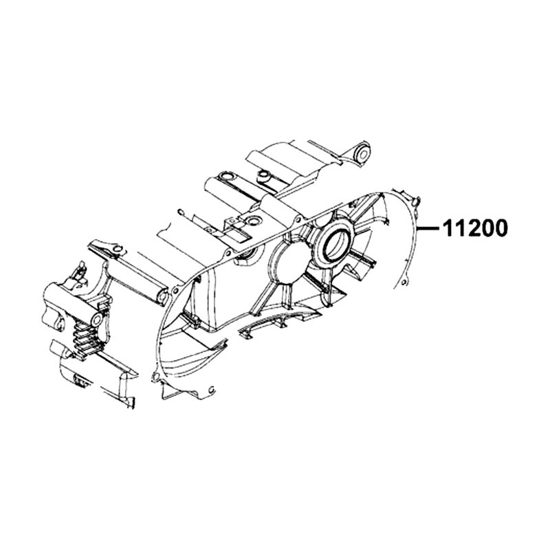 11200-LCD9-E00 CRANK CASE COMP LEFT — diagram cutout