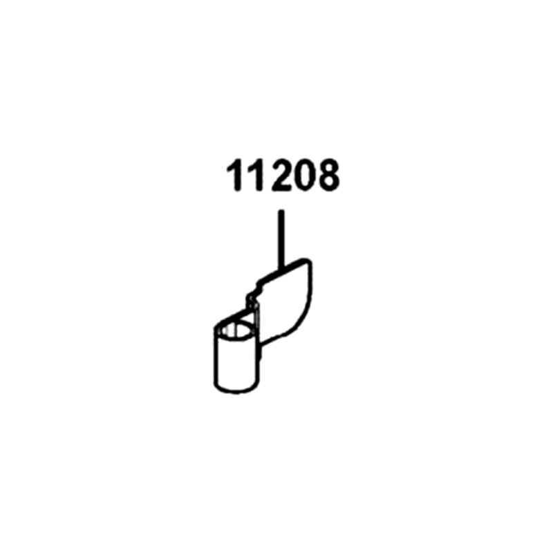 11208-LLB1-900 CLAMPER CARB DRAIN — diagram cutout
