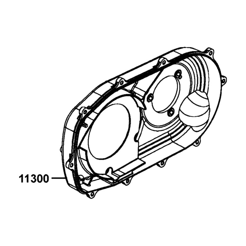 11300-LKM5-E00 COVER L SIDE — diagram cutout