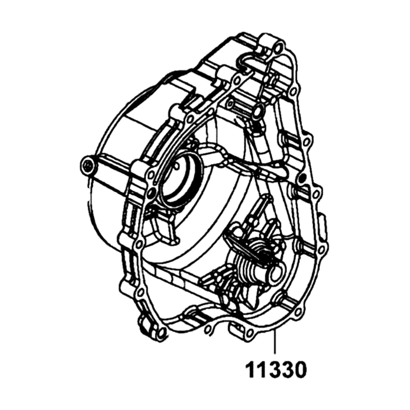 11330-LKM5-E00 COVER COMP R CRANK CASE — diagram cutout