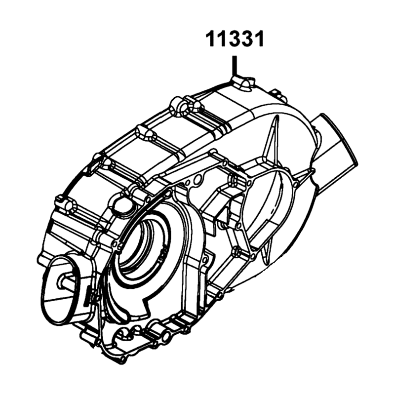 11331-PWB1-800 COVER R CRANK CASE — diagram cutout