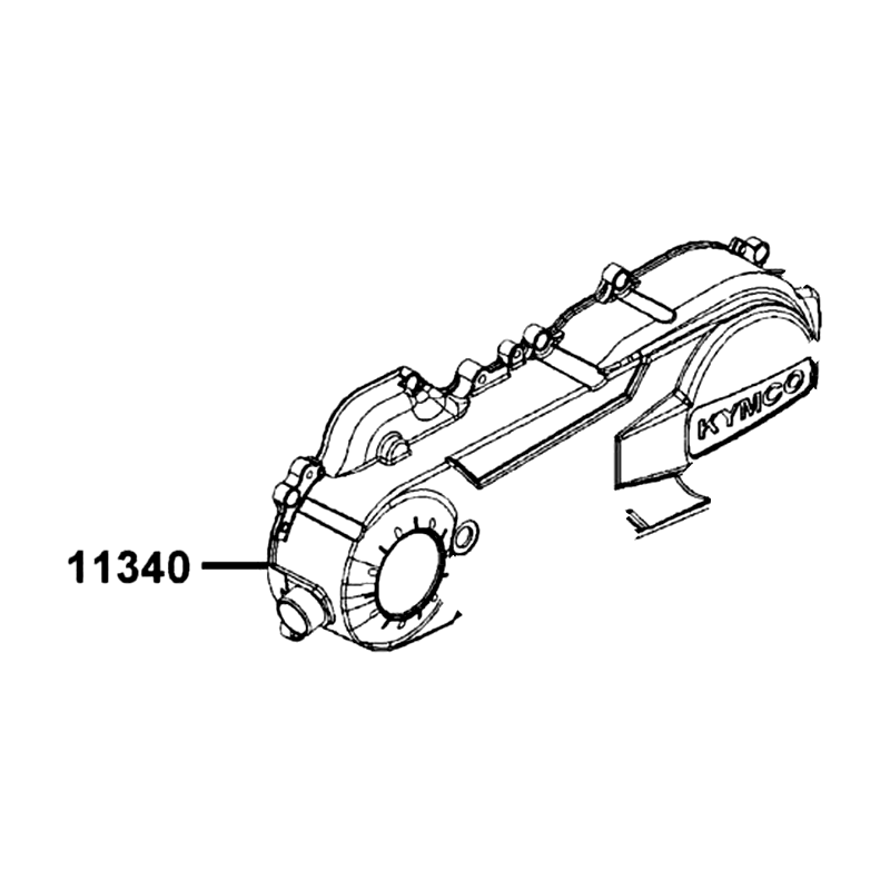 11340-LEJ2-E10-NEA COVER COMP L SIDE — diagram cutout