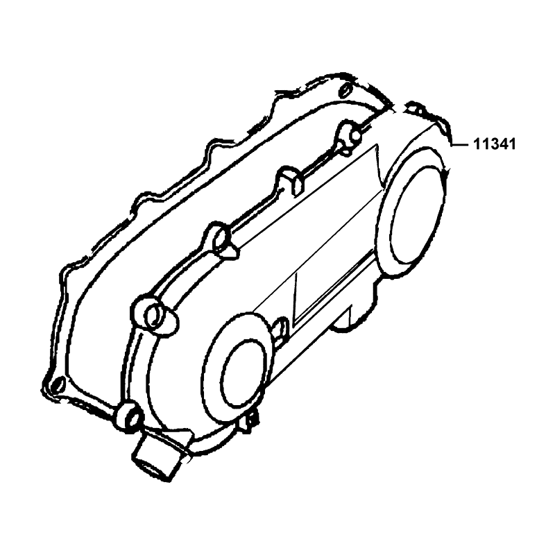 11341-KKD6-C00-HUA COVER L SIDE — diagram cutout