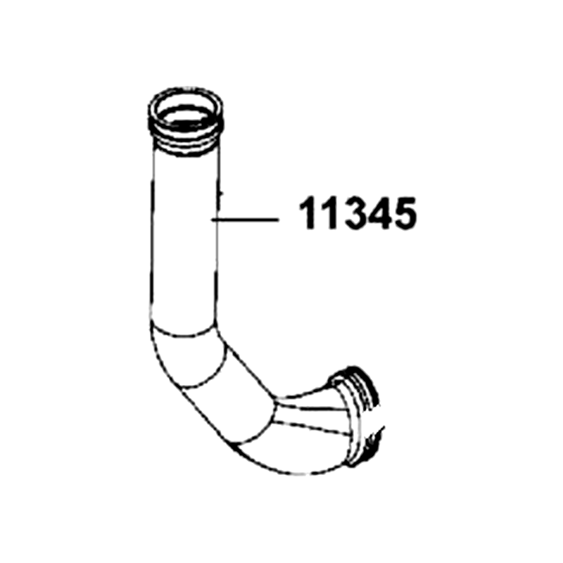 11345-AGA7-E00 DUCT A L CASE — diagram cutout