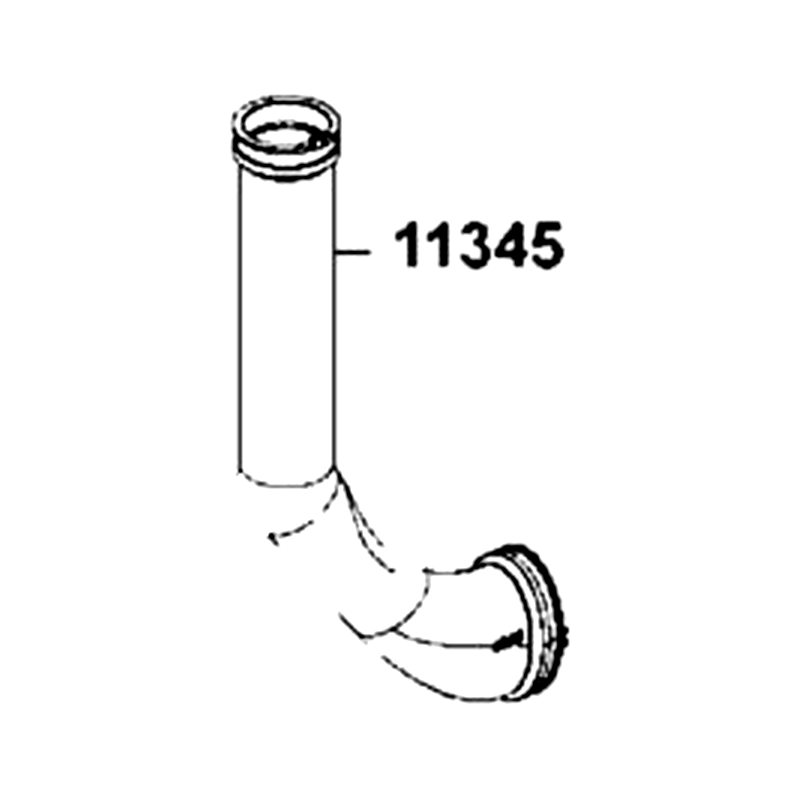 11345-AGA8-E00 DUCT A L CASE — diagram cutout