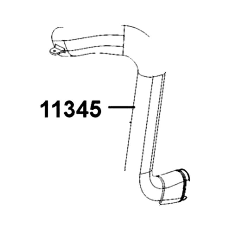 11345-ZXA3-M00 DUCT A L COVER — diagram cutout