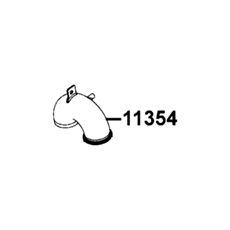 11354-LKM8-E00 CHAMBER DUCT B L COVER — diagram cutout