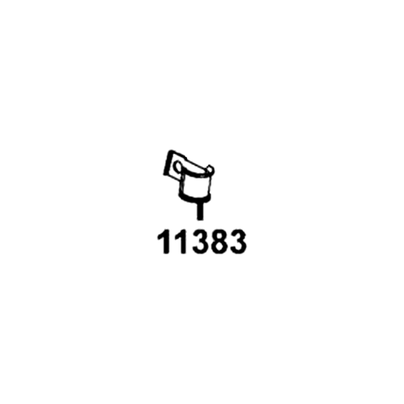 11383-LEA1-900 CLAMPER DRAIN TUBE — diagram cutout