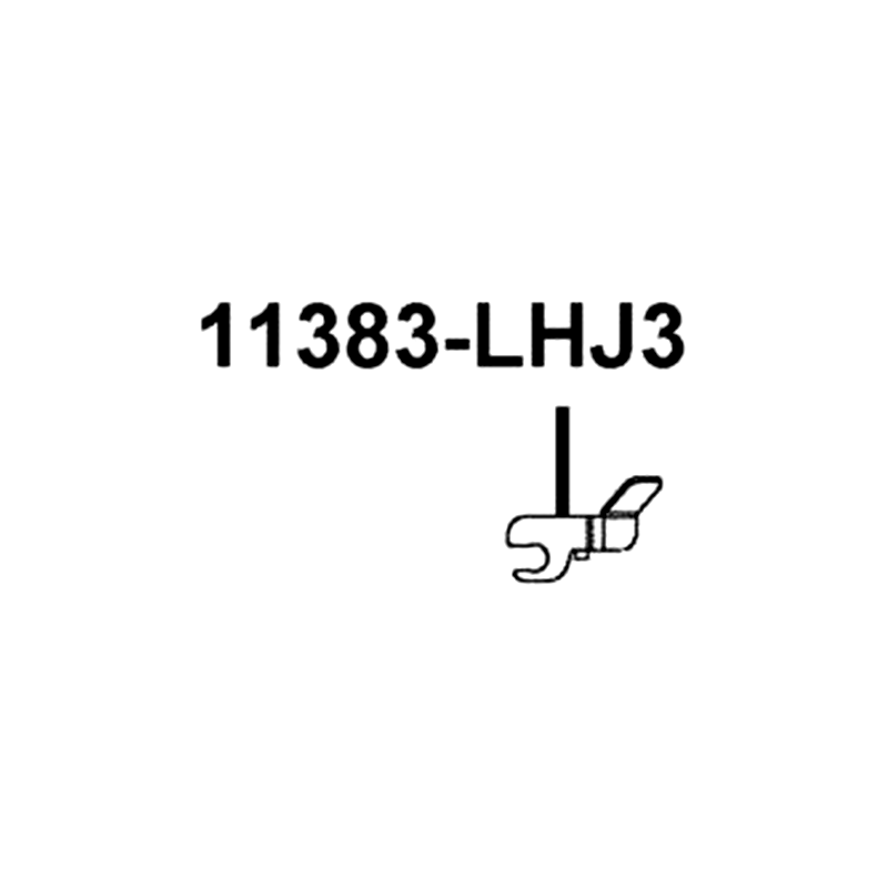 11383-LHJ3-C00 CLAMPER DRAIN TUBE — diagram cutout