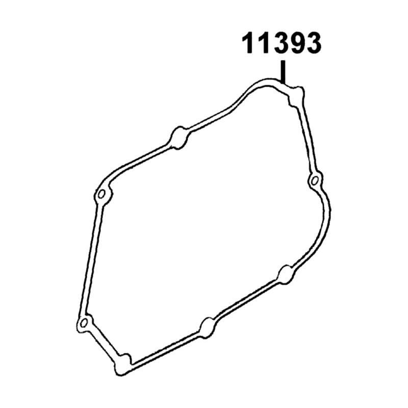 11393-LCA7-E90 GASKET R. CRANK CASE COVER — diagram cutout