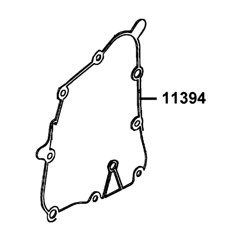 11394-KUDU-E90 GASKET R COVER — diagram cutout