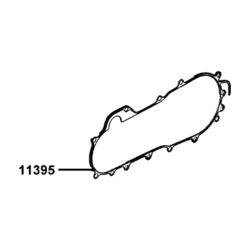 11395-LCD2-C00 GASKET L COVER — diagram cutout