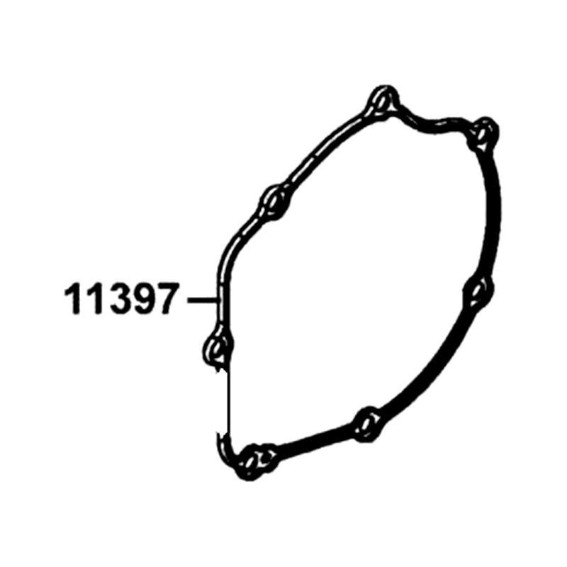 11397-LKM5-E00 GSAKET CVT CASE FRONT — diagram cutout
