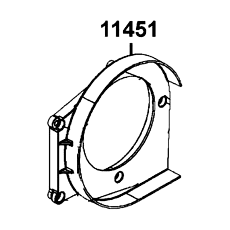 11451-LDB5-E00 COVER CVT FAN — diagram cutout