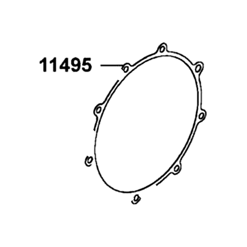 11495-LKM5-E00 GASKET CLUTCH COVER A — diagram cutout