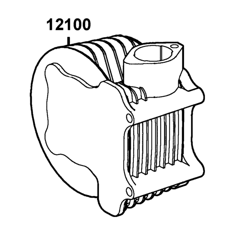 12100-LCD4-C00 CYLINDER COMP — diagram cutout