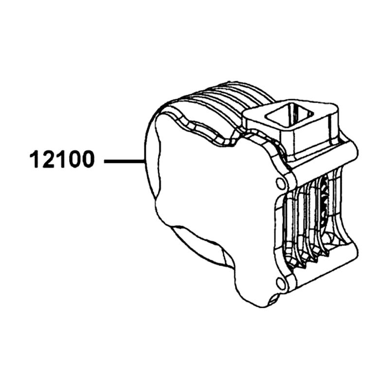 12100-LDA2-900 CYLINDER COMP — diagram cutout