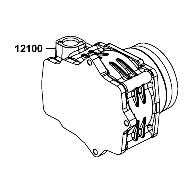 12100-LKM5-E00 CYLINDER COMP (A) — diagram cutout