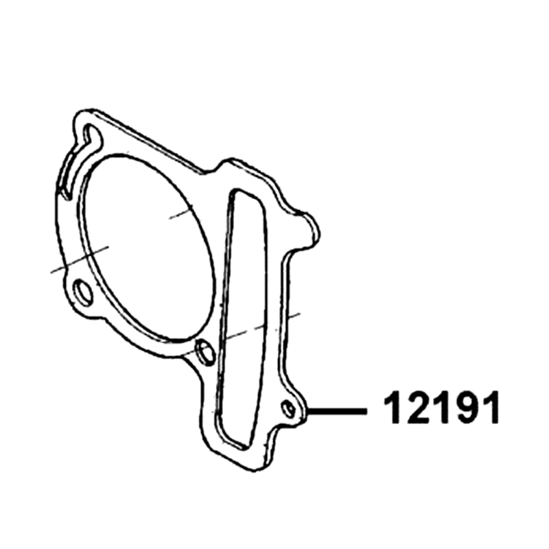 12191-KGBG-980 GASKET, CYLINDER A — diagram cutout