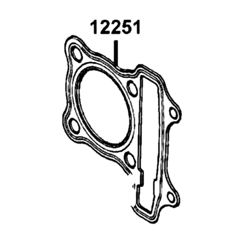 12251-LKC6-900 GASKET CYLINDER HEAD — diagram cutout
