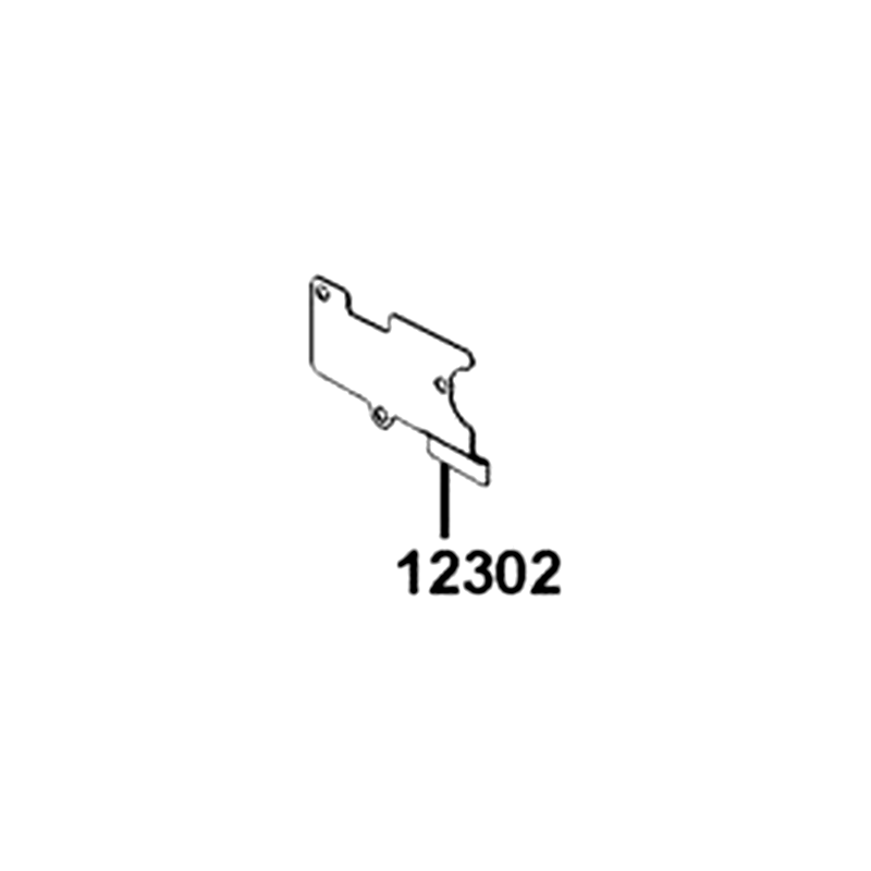 12302-LBA2-E00 PLATE BREATHER SEPARATER — diagram cutout