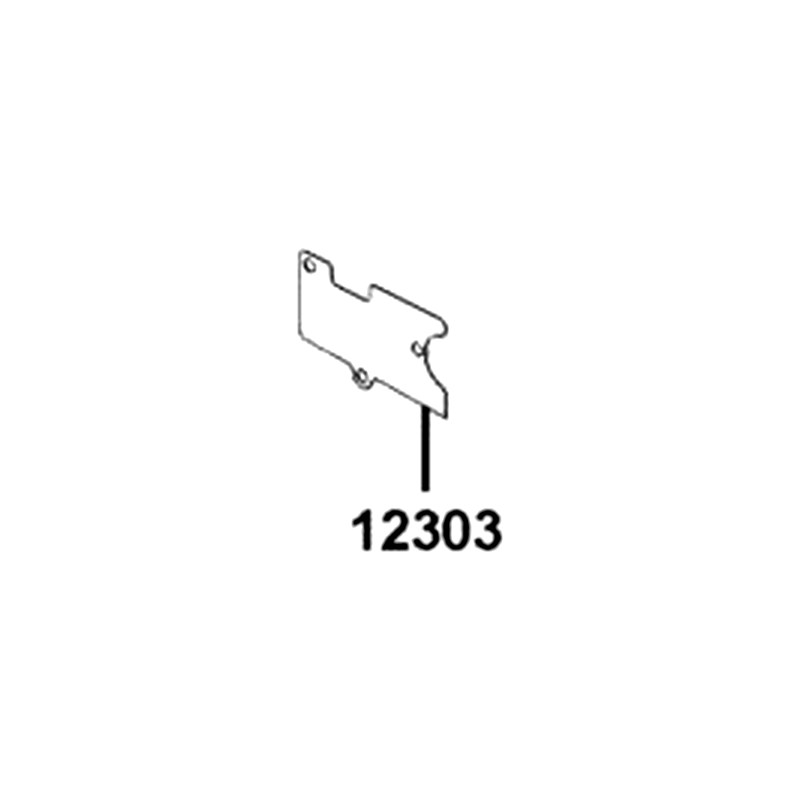 12303-LBA2-E00 GASKET PLATE — diagram cutout