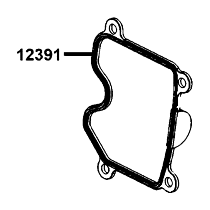 12391-AFB5-900 GASKET HEAD COVER — diagram cutout