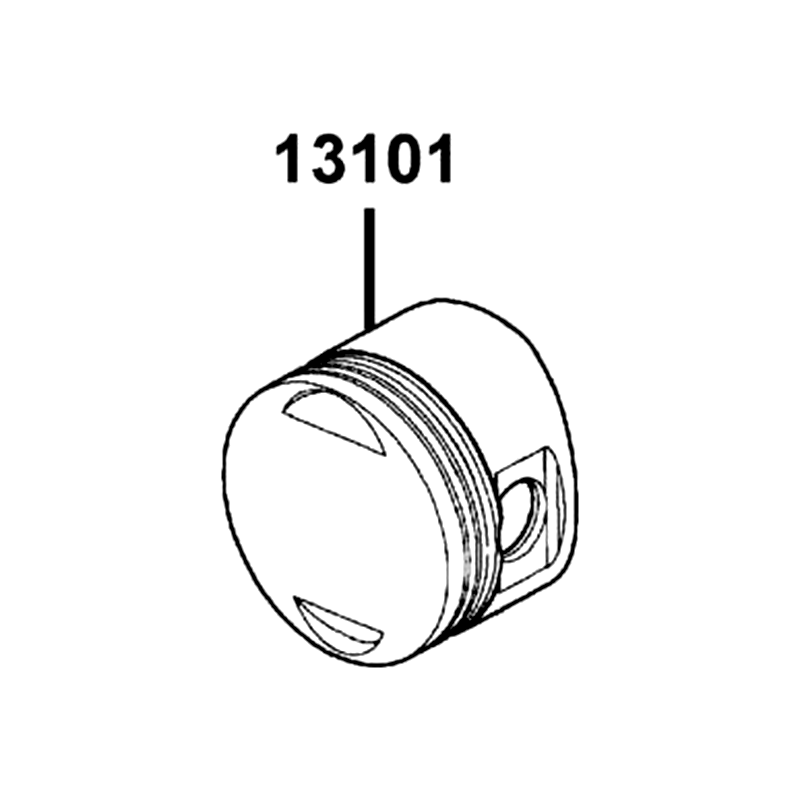 13101-KUDU-C00 PISTON A — diagram cutout