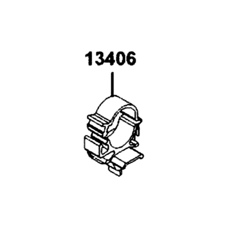 13406-BAB7-C00 CLAMPER ASSY FUEL TUBE — diagram cutout