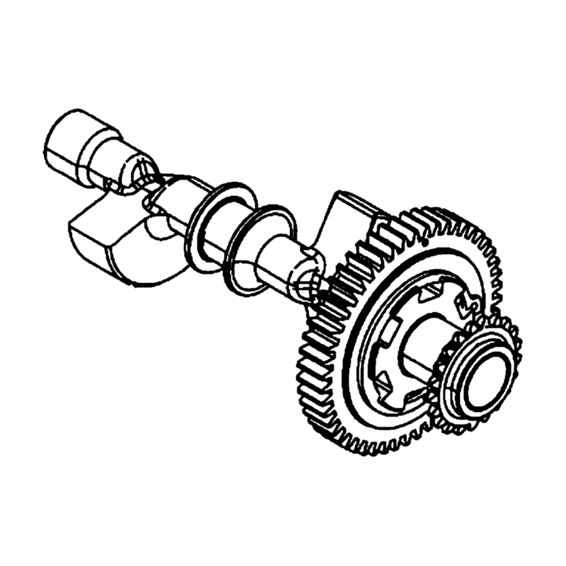1342A-LGC6-E00 SHAFT COMP BALANCER — diagram cutout