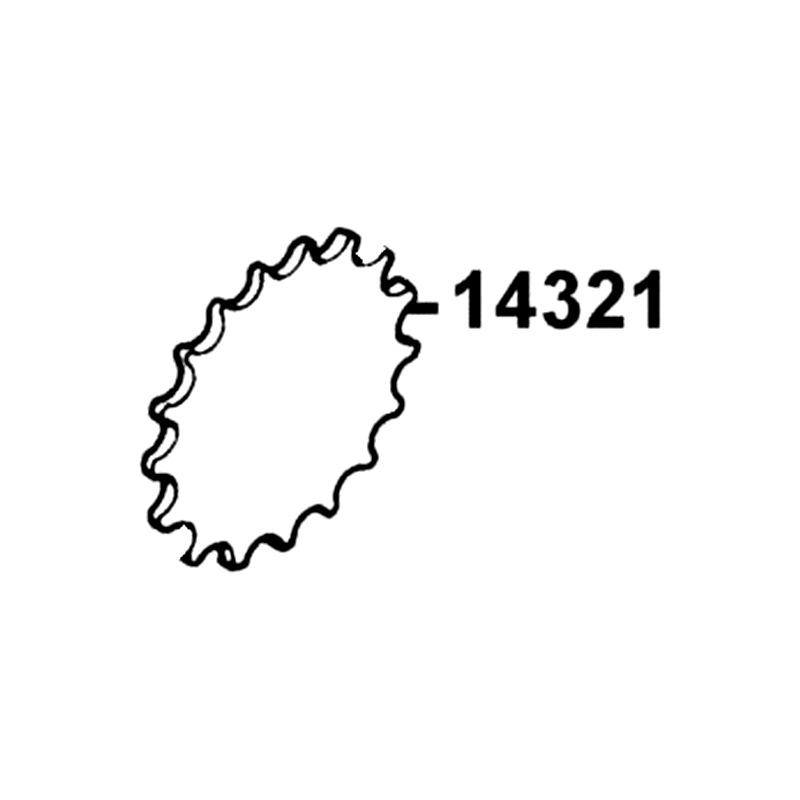14321-LCA7-C10 SPROCKET CAM (32T) — diagram cutout