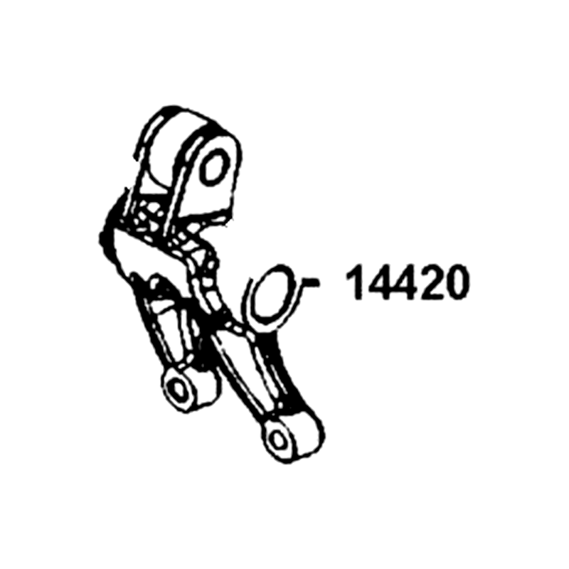 14420-ACD5-E00 ARM COMP. EXH VALVE ROCKER — diagram cutout